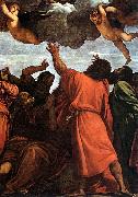 Assumption of the Virgin (detail) rt TIZIANO Vecellio